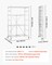 White Carbon Steel Garage Folding Storage Shelf with Wheels and 750 lbs Capacity